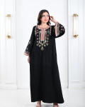 جلابية نسائية بتطريز بارز 