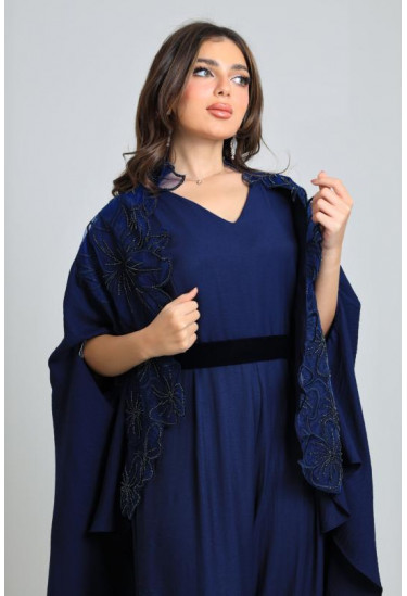 جمبسوت كاجوال + بشت مزخرف عصري جمبسوت كاجوال + بشت مزخرف عصري