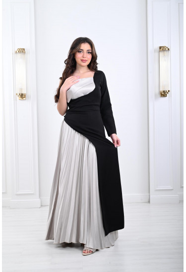 فستان سهرة بقصة عصرية فستان سهرة بقصة عصرية