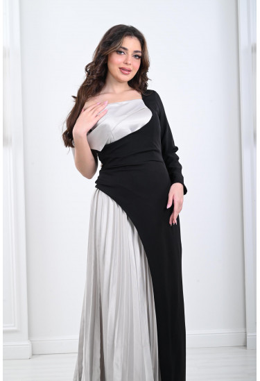 فستان سهرة بقصة عصرية فستان سهرة بقصة عصرية