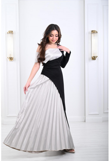 فستان سهرة بقصة عصرية فستان سهرة بقصة عصرية