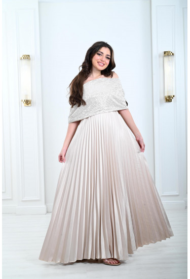 فستان سهرة حوامل بطلة أنيقة 