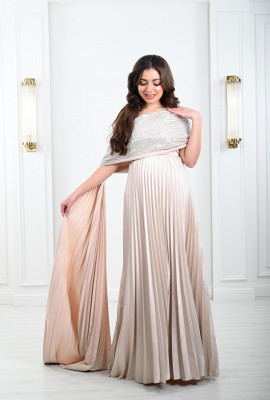 فستان سهرة حوامل بطلة أنيقة 