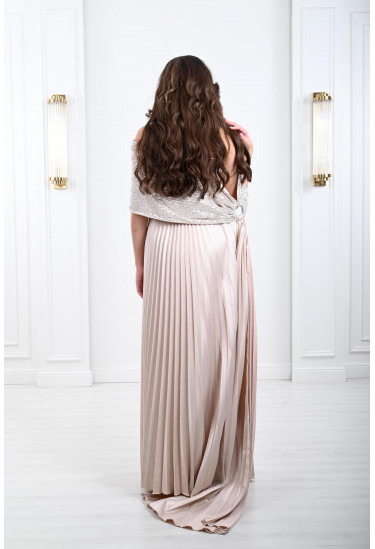 فستان سهرة حوامل بطلة أنيقة 