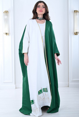 بشت نسائي فخم لليوم الوطني