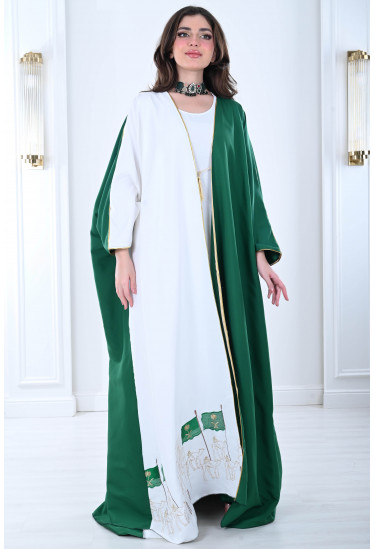 بشت نسائي فخم لليوم الوطني