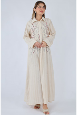 جلابية يومية أنيقة بتصميم ناعم