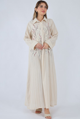 جلابية يومية أنيقة بتصميم ناعم