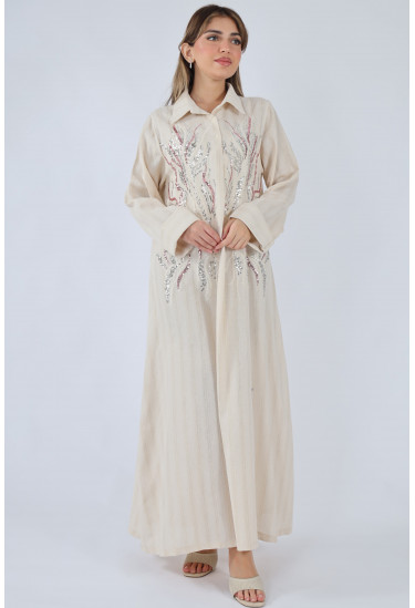 جلابية يومية أنيقة بتصميم ناعم