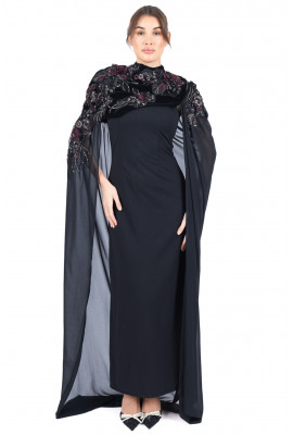 فستان سهرة مطرز فاخر