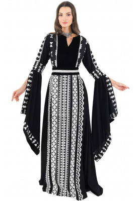 جلابية نسائية مطرزة للمناسبات