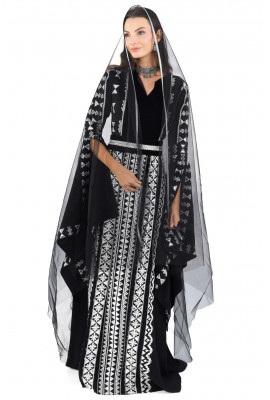 جلابية نسائية مطرزة للمناسبات جلابية نسائية مطرزة للمناسبات