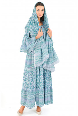 جلابية نسائية بنقوش تراثية