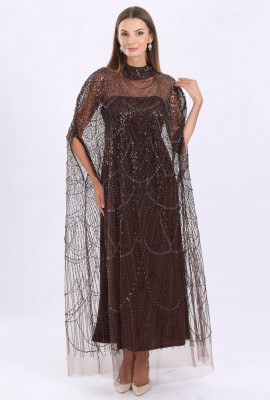 جلابية نسائية لامعة 