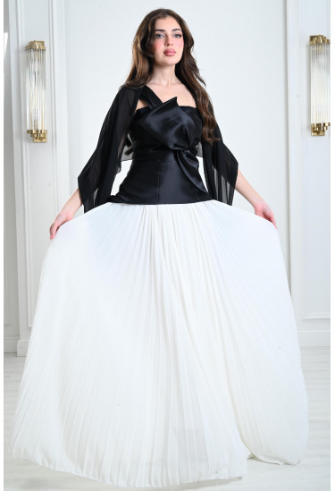 فستان نسائي نمط عقدة على الصدر فستان نسائي نمط عقدة على الصدر