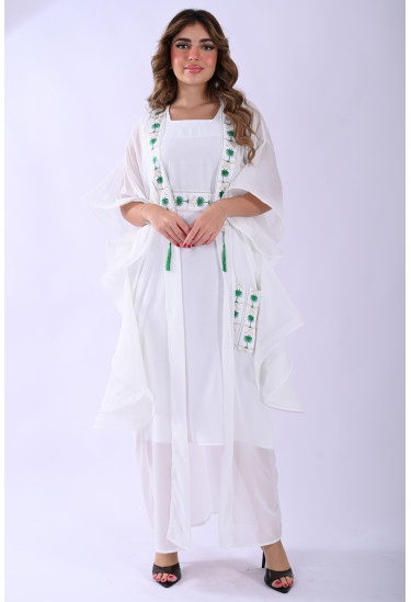 جلابيه أنيقة بتطريز وطني سعودي