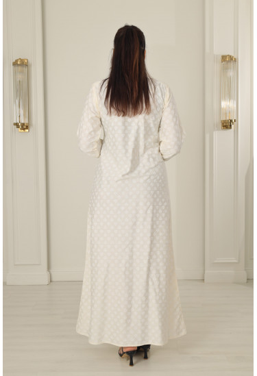 جلابيه نسائي مطرزه بخيوط ذهبية 