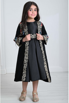 بشت بناتي مطرز بنمط عربي مميز