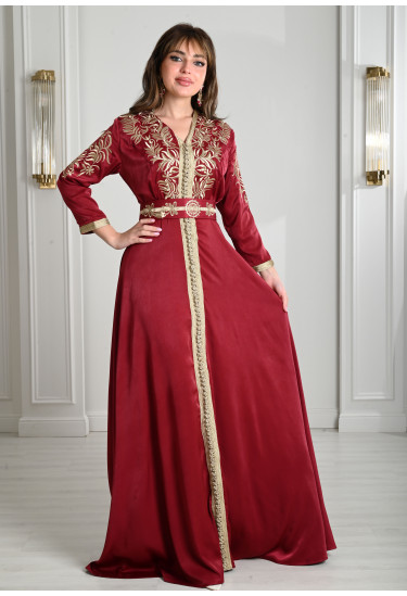 جلابيه نسائي بتصميم عربي مميز