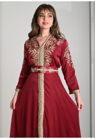 جلابيه نسائي بتصميم عربي مميز