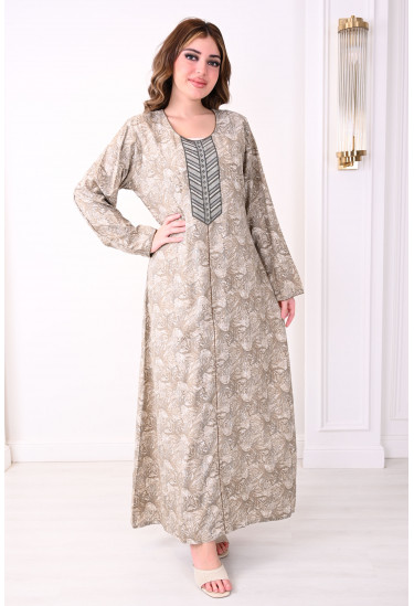 جلابيه طويله بنقوش رائعه 