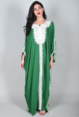 جلابية نسائية بنمط كيمونو فضفاض