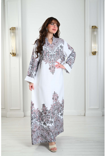 جلابيه بنقوش وزخارف رائعه