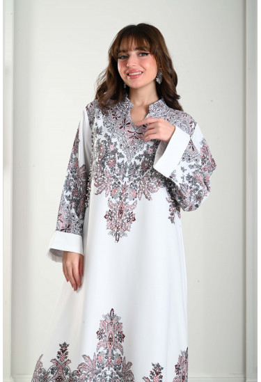 جلابيه بنقوش وزخارف رائعه