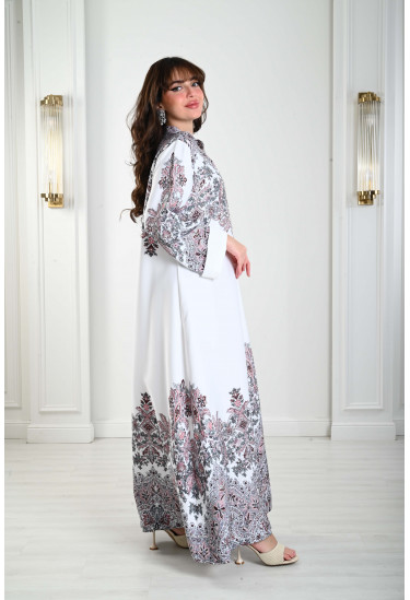 جلابيه بنقوش وزخارف رائعه