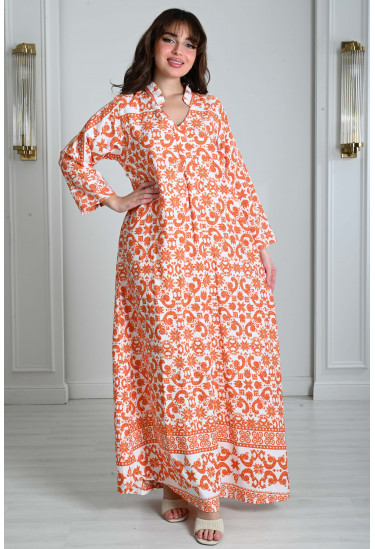 جلابيه نسائي طويله