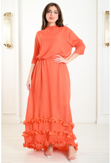 فستان نسائي من نسيج بارز