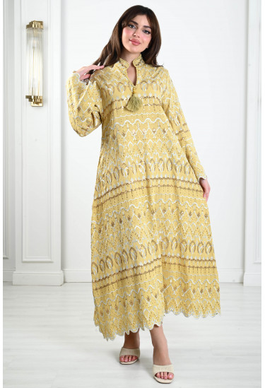 جلابيات نسائية مطرز ترتر