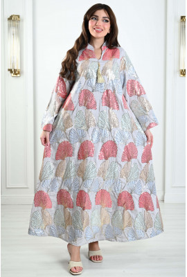 جلابيات نسائية طويلة مطرزة بالترتر