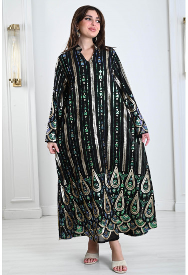 جلابيات نسائية طويلة مطرزة