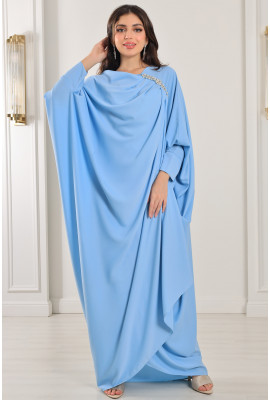 جلابية نسائية فضفاضة نمط لف 