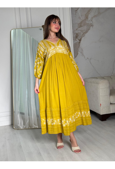 جلابيه بتطريز مميز وراقي