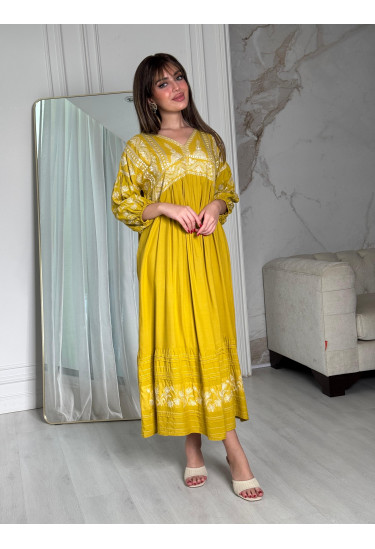 جلابيه بتطريز مميز وراقي