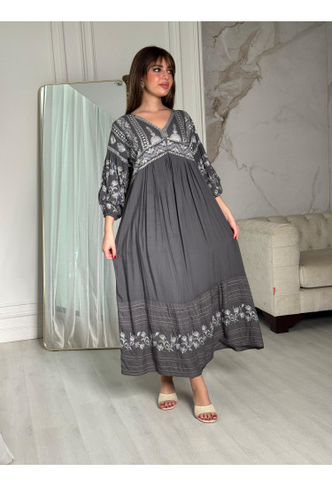 جلابيه بتطريز مميز وراقي