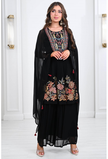 طقم شيفون بتفاصيل مذهلة طقم شيفون بتفاصيل مذهلة