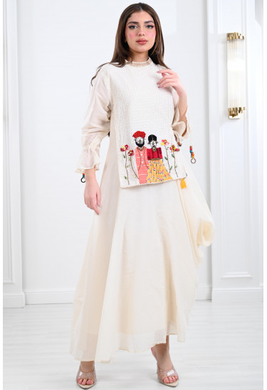 فستان نسائي بتصميم عصري راقي