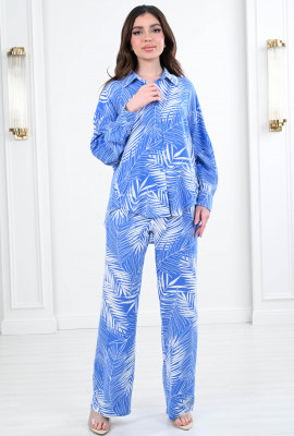 طقم نسائي مشجر