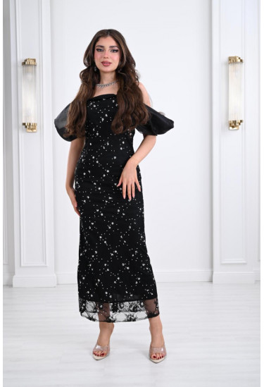 فستان نسائي متألق 