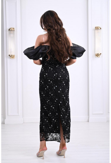 فستان نسائي متألق 