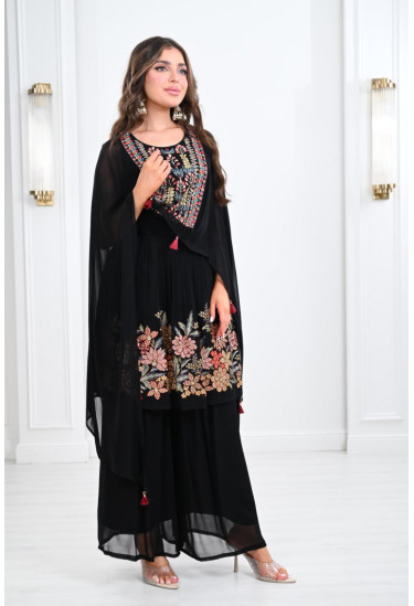 طقم شيفون بتفاصيل مذهلة طقم شيفون بتفاصيل مذهلة