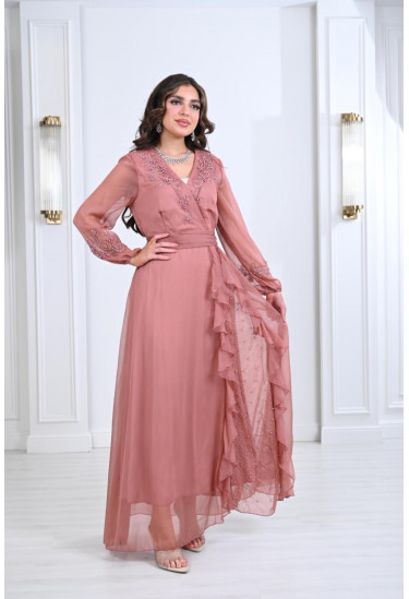 فستان انسيابي جذاب 