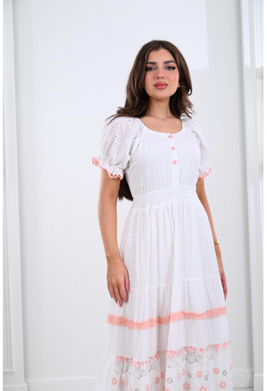 فستان بتصميم دافئ نهاري