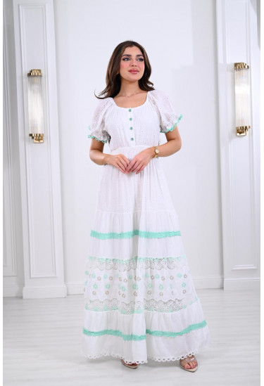 فستان بتصميم دافئ نهاري