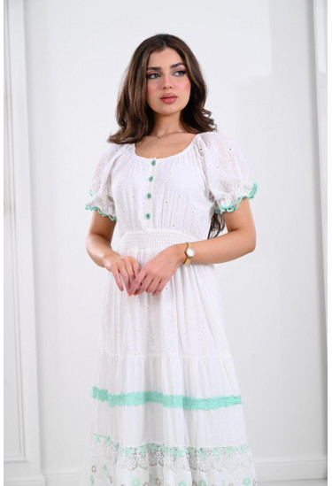 فستان بتصميم دافئ نهاري