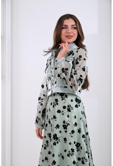 طقم نسائي ميدي فاخر طقم نسائي ميدي فاخر