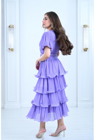 فستان ميدي ادوار انسيابية فستان ميدي ادوار انسيابية